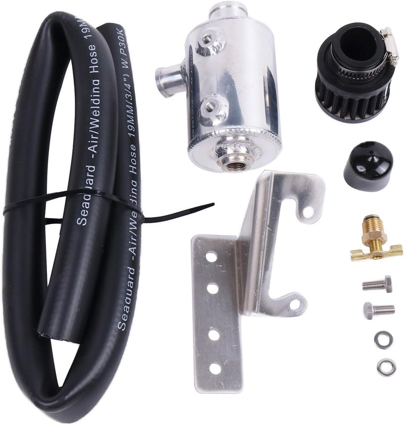 Lesurey Oil Breather Catch Can Compatible with SeaDoo PWC, Universal Fit, Plastic, RS19050-BCC - Image 4